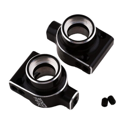 Exotek 2pc Heavy Duty Aluminum Rear Hub Set (Black) for TLR 22S Drag EXO2029