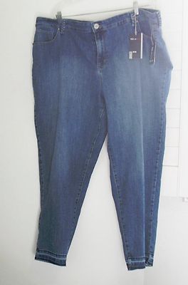 Style&Co.Womens Plus Skinny Ankle Jeans Pacific Wash Sz 24W - NWT