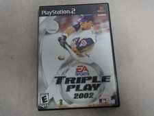 Triple Play 2002 Sony Playstation 2 PS2 Game Complete Free Ship