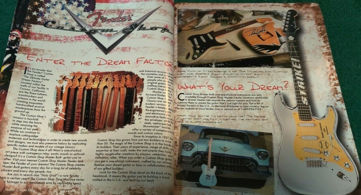 2003 FENDER FRONTLINE CATALOG Customs Amps BassStreet Strings