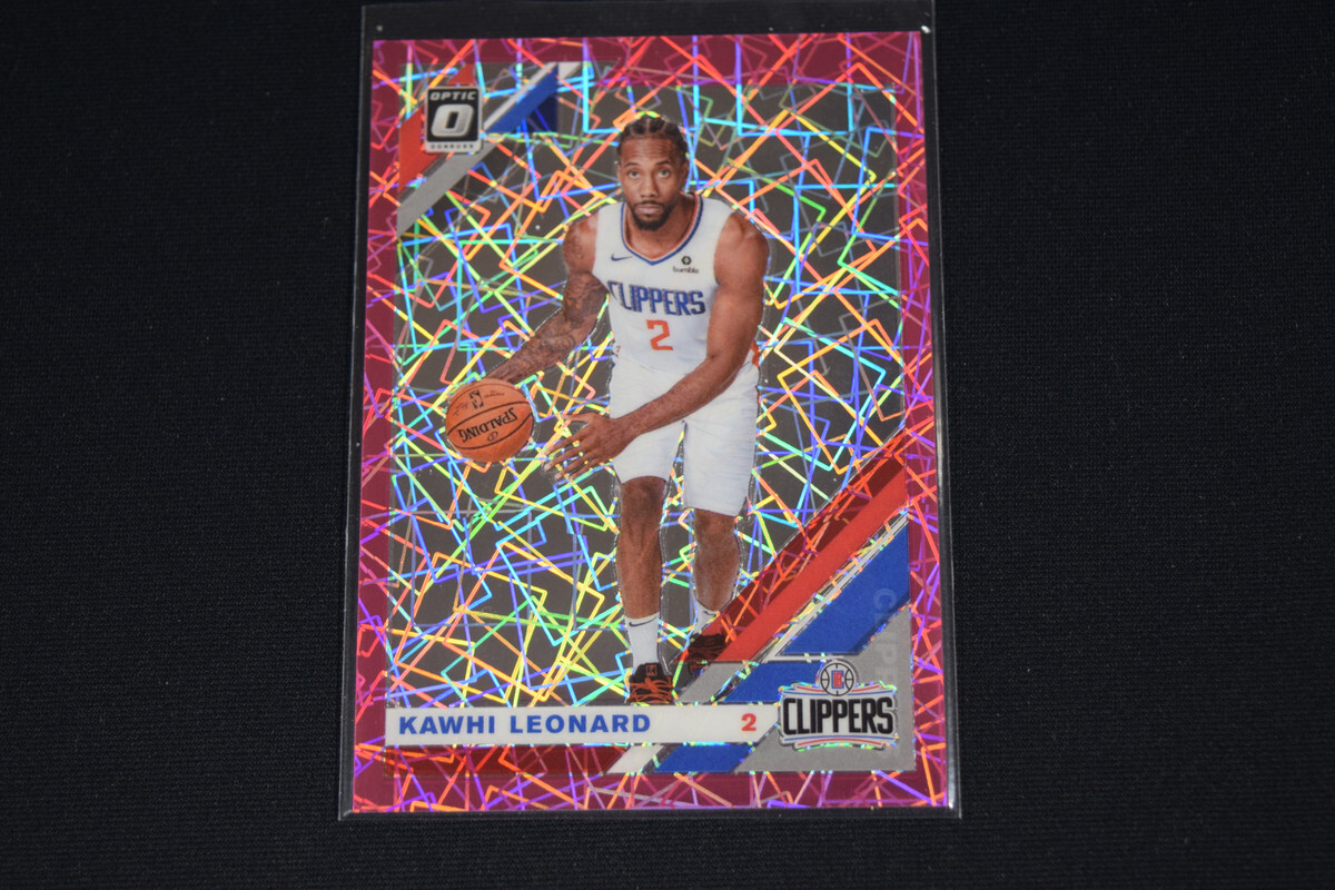 Kawhi Leonard 2019-20 Panini Donruss Optic #30 Pink Velocity Prizm /79