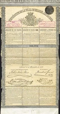 SPAIN LOAN FOR THE TOWN OF MADRID 1868  stock/bond certificate