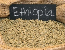 100% ETHIOPIA YIRGACHEFFE - Premium Specialty Coffee - Green Beans 5lb