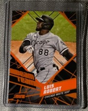 2021 TOPPS STADIUM CLUB LUIS ROBERT ORANGE BEAM TEAM #15/50 #BT-17 