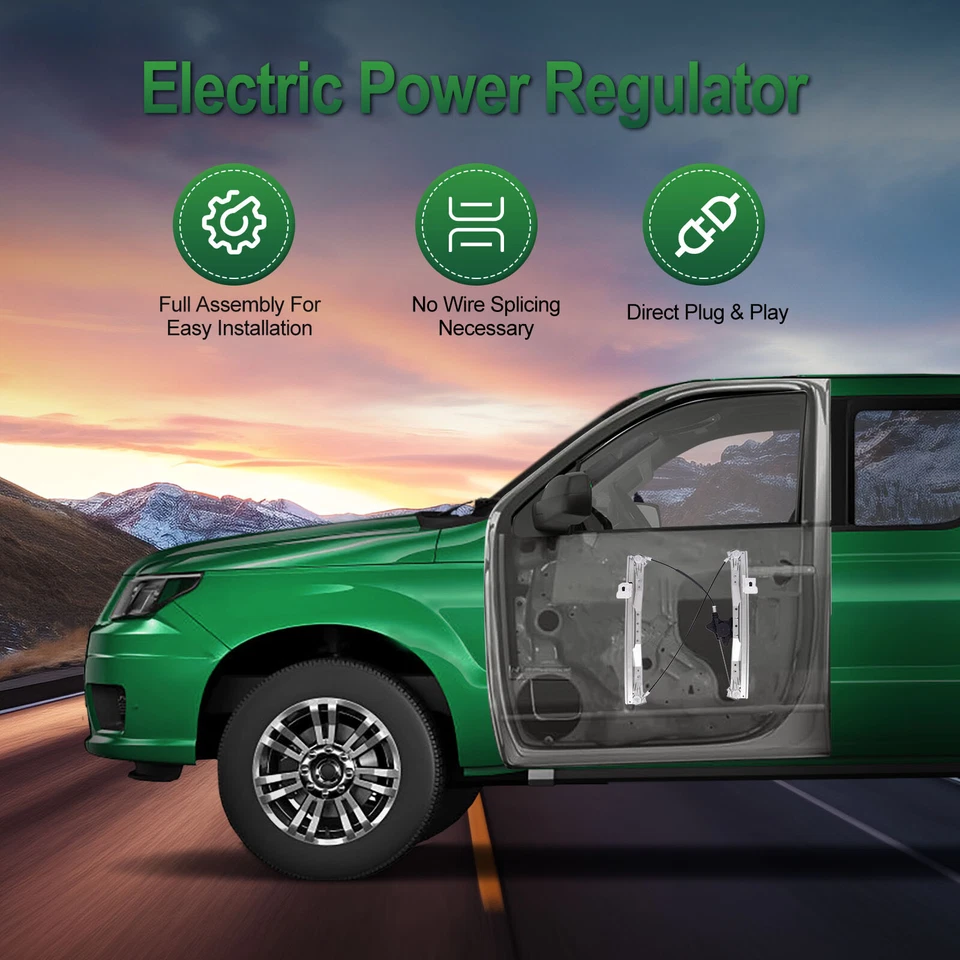 Regulador de ventana eléctrica delantero izquierdo para Chrysler Dodge Grand Caravan Ram C/V Foto 3 de 4