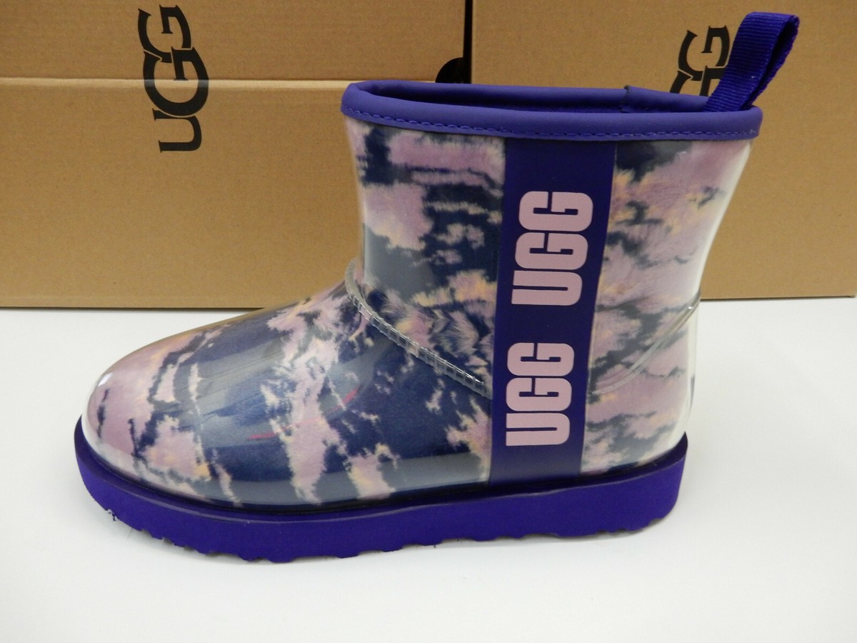 UGG Womens Classic Clear Mini Marble Violet Night 8 | eBay
