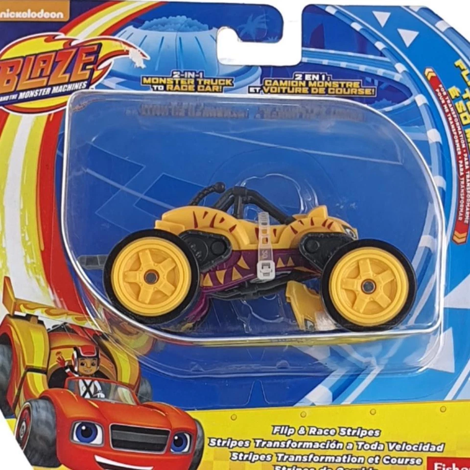 Blaze and the Monster Machines FLIP & RACE RAYAS Fisher Price tigre NUEVO DKV91 Foto 3 de 4
