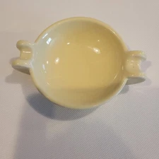Vintage Ceramic Ashtray - Yellow - ABCO (C) 1950's
