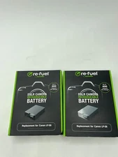 2x Digipower Re-Fuel Rechargeable Battery for Canon rebel T5i T4i T3i T2i LP-E8