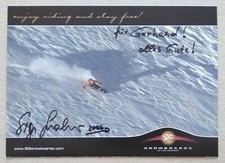 B466 Sigi Grabner AUT Snowboard Karta z autografem oryginał podpisana