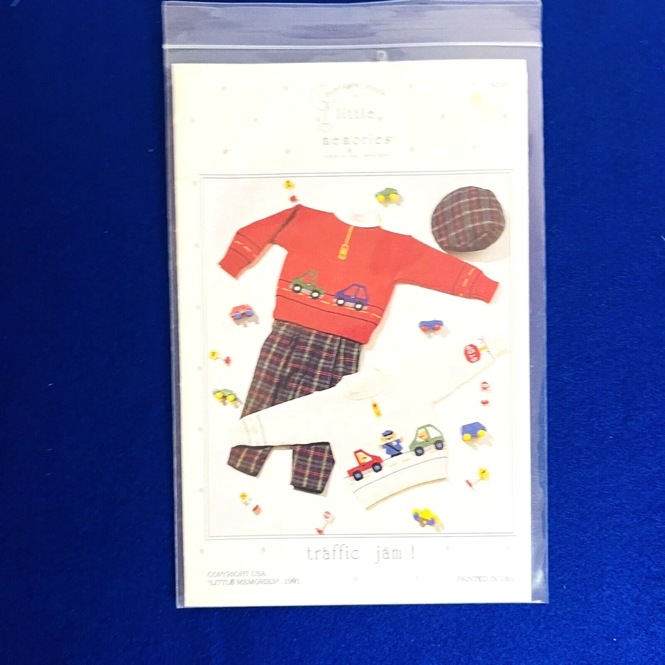 Little Memories Liebre Arcos Diseño Smocking Puntada Duplicada Paquete de 4 De Colección Nuevo de Lote Antiguo Foto 3 de 4