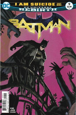 BATMAN #9 (2016) TOM KING / MIKEL JANIN ART & COVER ~ UNREAD NM
