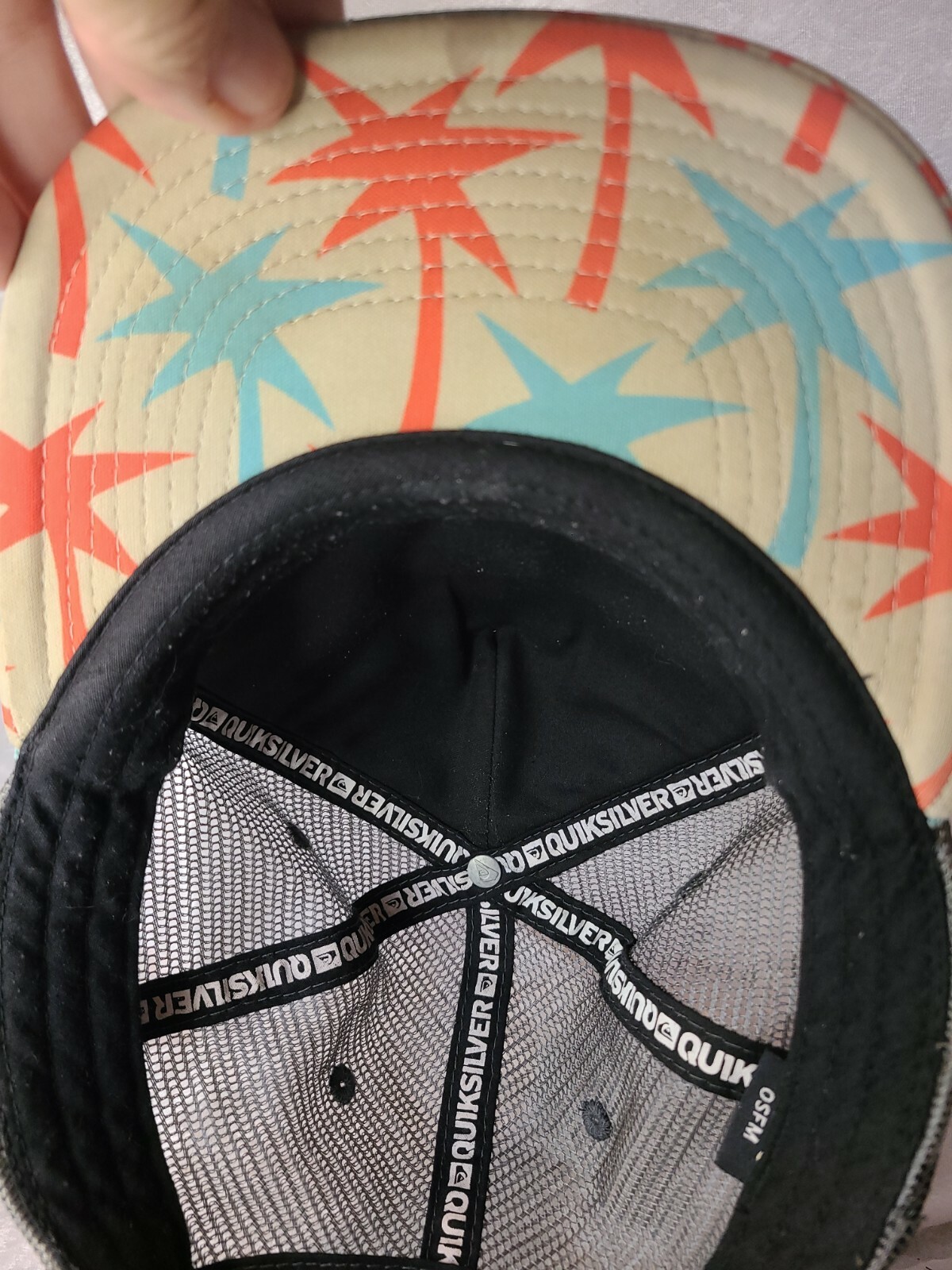 QUIKSILVER SNAPBACK ADJUSTABLE HAT CAP HEATHER BL… - image 7