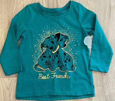 Disney  Girls Baby (18M) 101 Dalmatians Jumping Beans Long Sleeve Shirt NWT