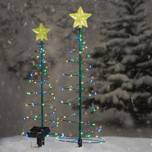 LED Light Waterproof Christmas Tree Light Solar Lights Xmas Decor Outdoor Decor~ - Picture 7 of 17