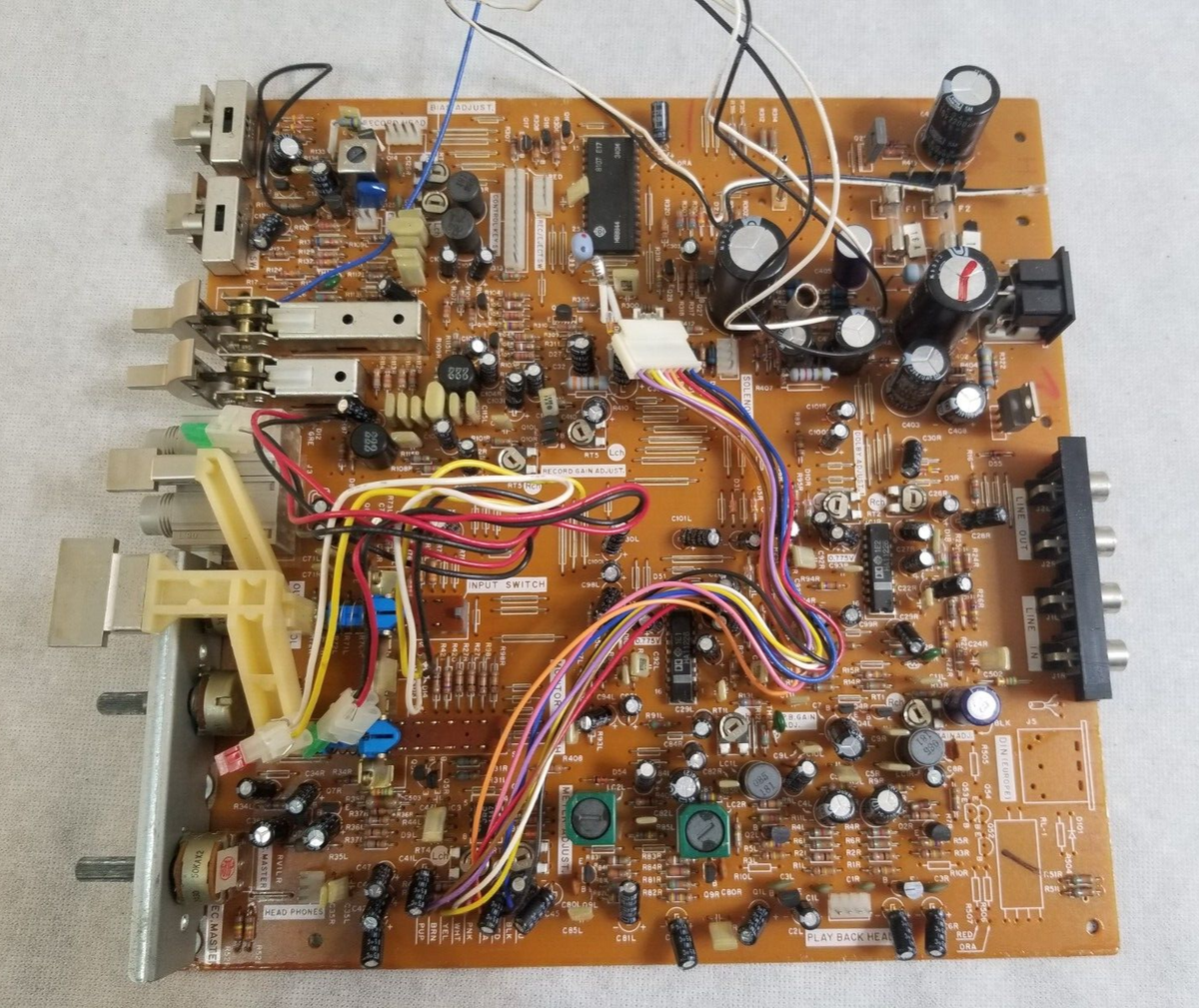 HITACHI D-E65 Stereo Cassette Deck MAIN PCB BOARD | eBay