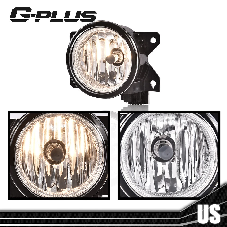 Fit For 2018 2019 2020 Honda Fit Front Bumper Fog Light Lamps Assy W/ Cover Pair Foto 2 de 4