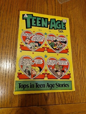 TEEN-AGE TALK #9 L.B. COLE PRE-CODE GOLDEN AGE COMIC BOOK I.W. PUBLISHING IW LB