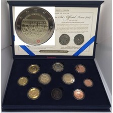 #RM# BU SET OFFICIAL MALTA 2012 - 9 COINS