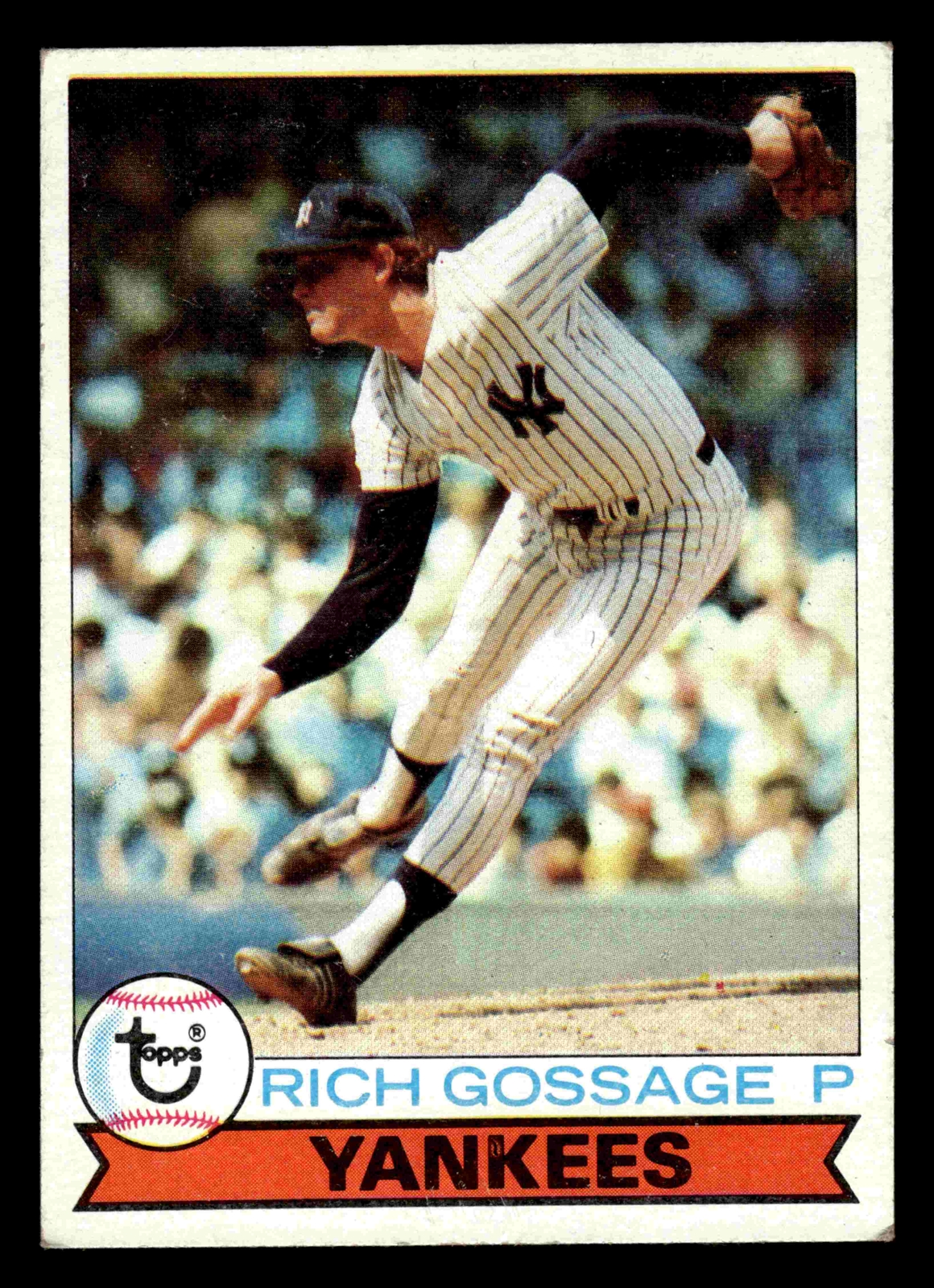 1979 Topps Burger King Rich "Goose" Gossage (HOF) #10 - New York Yankees
