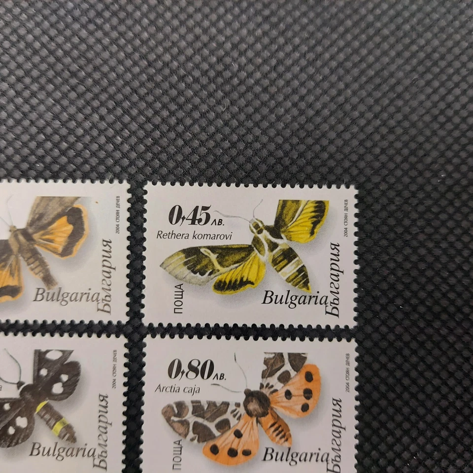 Bulgaria 2004 Mariposas nocturnas en papel UV #3463 Foto 3 de 4