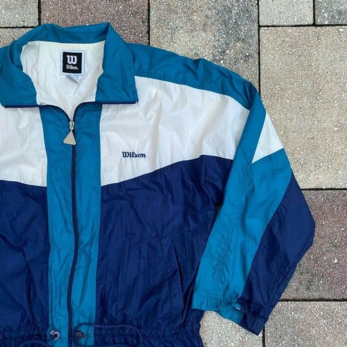 Vintage Wilson Tennis Windbreaker Nylon 