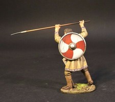 JOHN JENKINS VIKINGS  SAXONS SX-50B ANGLO SAXON FRYDMAN DEFENDING WITH SPEAR
