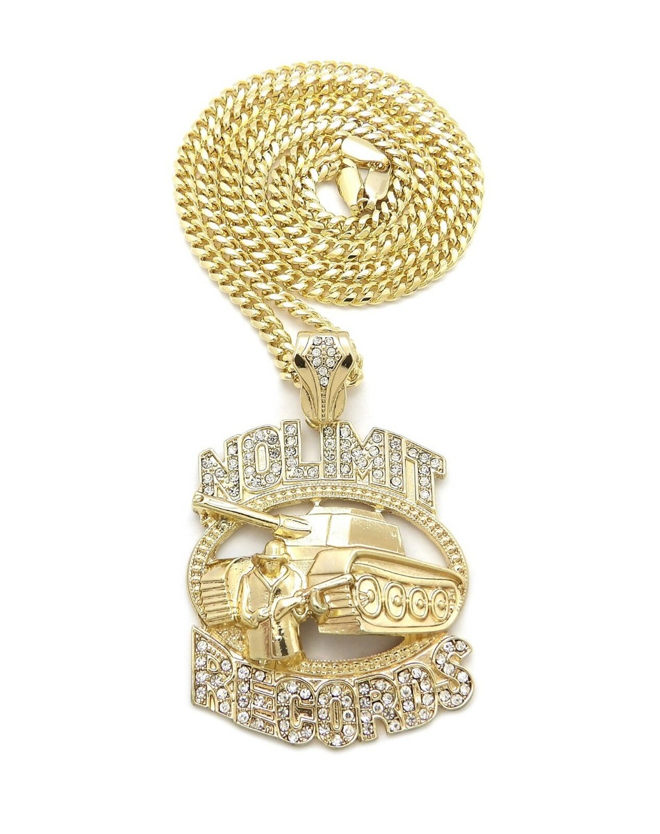 入手困難hip hop goldenchild he’s no item Hip Hop Stone Filled No Limit Records Pendant 4mm 24