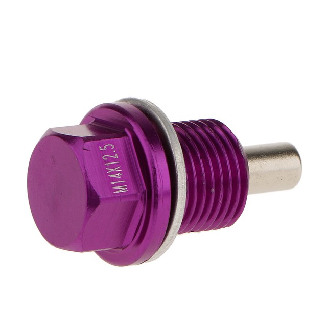 M14X1.25 Anodized Engine Oil Pan/Transmission Drain Plug