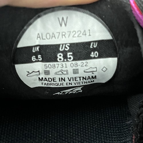 Altra Womens Outroad Women’s Size 8.5 Gray Running Shoes Sneakers Black Purple - Picture 9 of 11