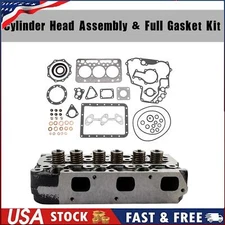Complete Cylinder Head Assy+Gasket Kit For Kubota D722 Excavator Lawn Tractor U