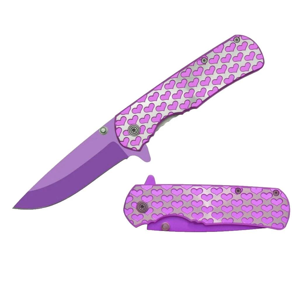 Mango de Plástico cuchillos plegables de colección