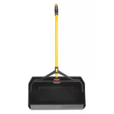 Rubbermaid Commercial 2018781 Dust Pan, Plastic, 21-3/4" W, 30" L Handle