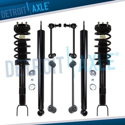 RWD Front Struts w/Coil Spring Rear Shocks Sway Bars for 2011-2019 Chrysler 300