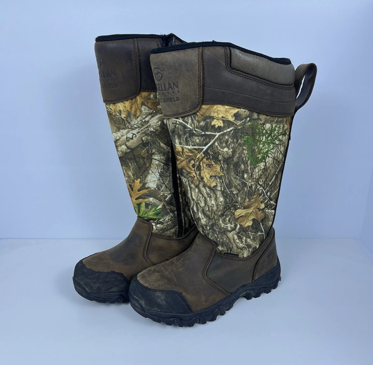 Bottes De Chasse Femme SHE Outdoor – Anti-serpent, Imperméables – Camo Real Tree – Taille 9.5