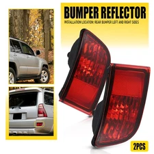 Pair Left Right Rear Bumper Reflector Light Marker Lamps For 2003- 2005 Toyota G