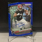2025 Panini Prizm Football #96 Bijan Robinson FOTL Blue Shimmer Autograph - /25