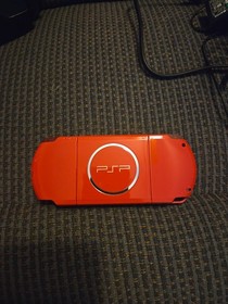 PSP-3000 God of War Black/Red playStation Portable console v-good US Selle