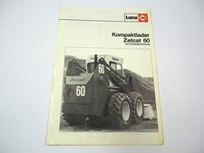 Prospekt Lanz IBH Zetcat 60 Kompaktlader 1982
