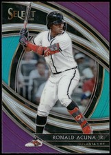 2020 Panini Select #106 Ronald Acuna Jr. Tri-Color SSP Purple