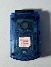 HKT-7000 USA SEGA Dreamcast VMU Memory Card Blue OEM - Tested - New Batteries