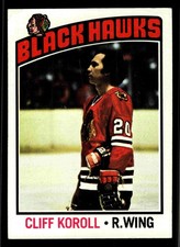 1976-77 Topps Cliff Koroll #242 - Chicago Blackhawks