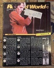 RECORD WORLD magazine Sept 15, 1979 Robert Palmer Foreigner Mexico 79 cool ads