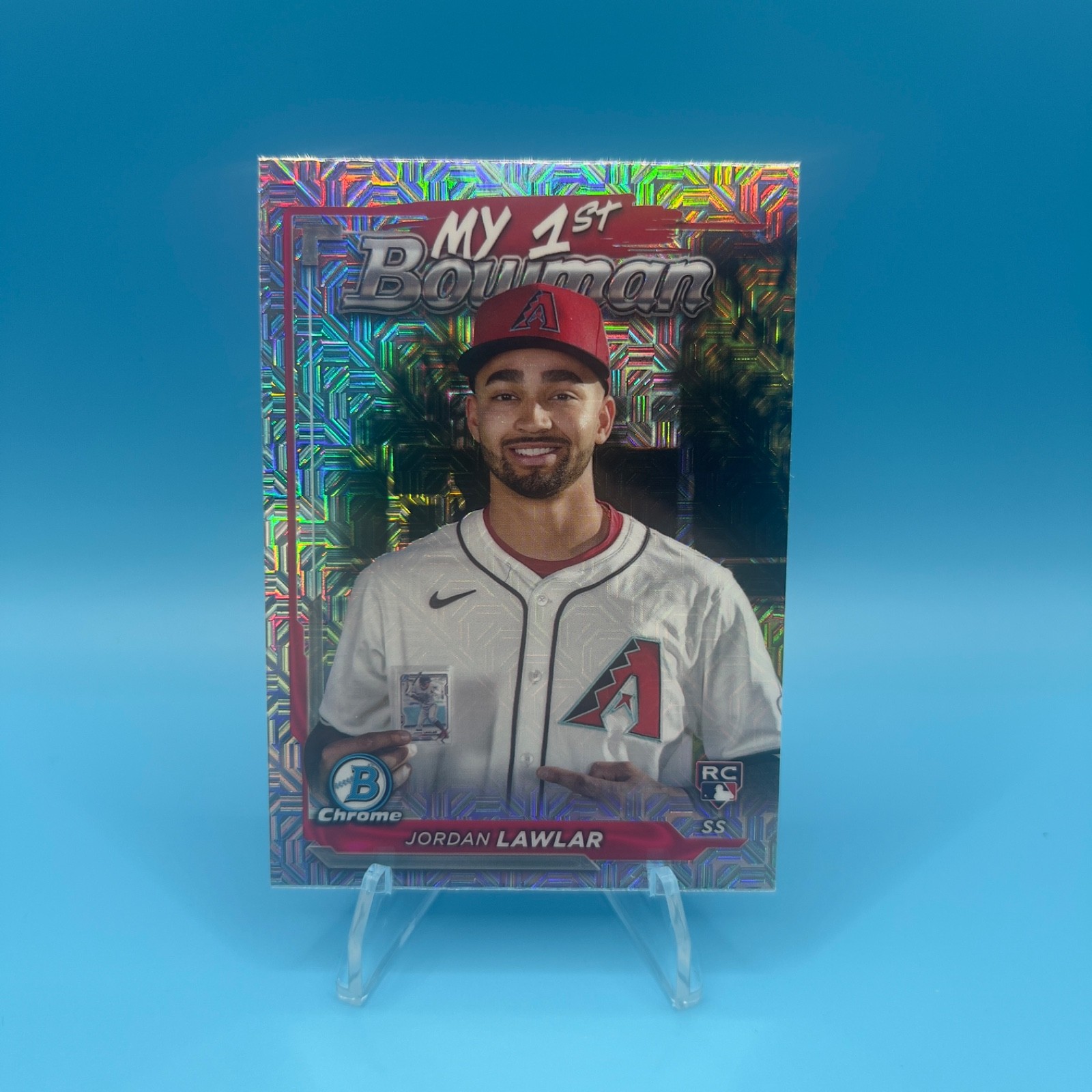 2024 Bowman Chrome - My 1st Bowman Jordan Lawlar #M1B-12 Mojo Refractor (RC)