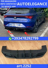 2252🔥DIFFUSOR FÜR SEAT LEON MK4 – PIANO BLACK VAKUUMKUNSTSTOFF 2020+🔥