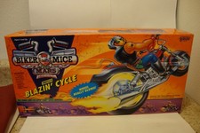 1993 Biker Mice From Mars Throttle's Blazin Cycle Toy Motorcycle NIB Galoob