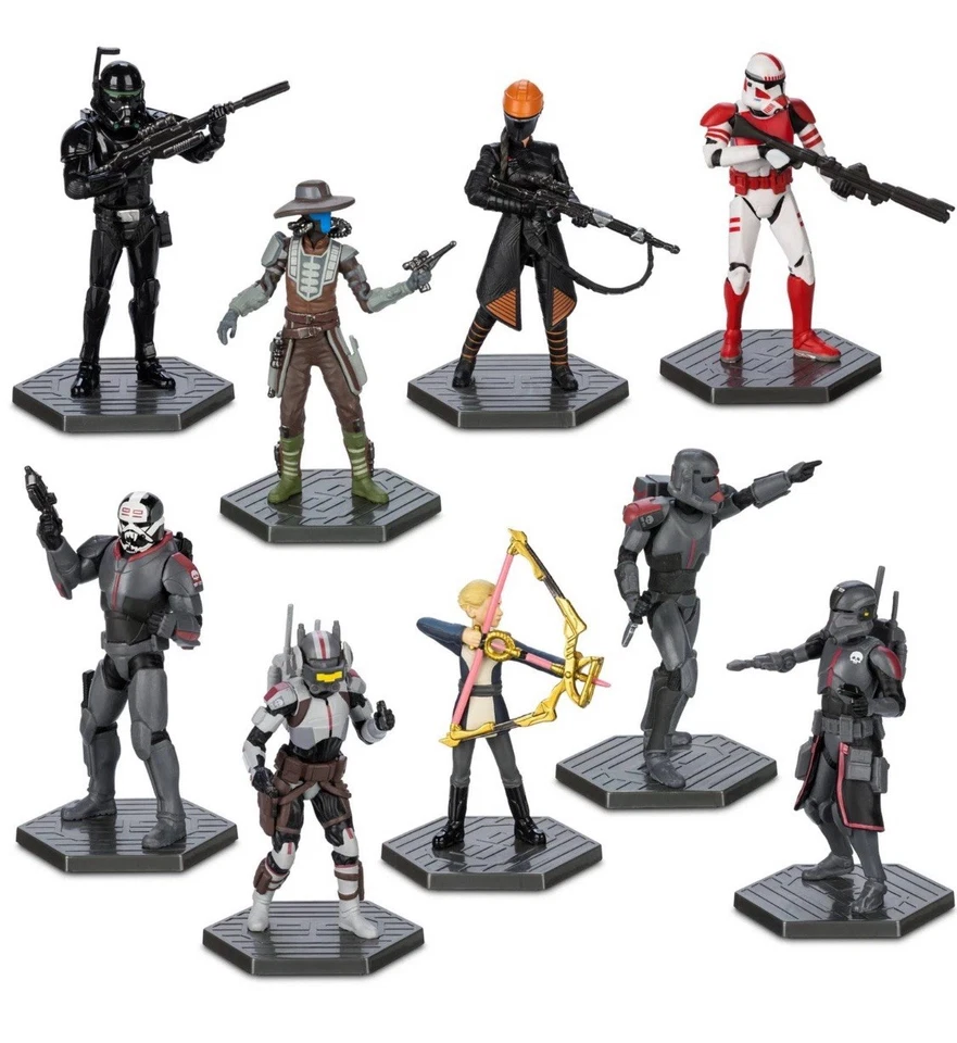 Juego de estatuillas Galaxy’s Edge lote malo de 9 piezas de Star Wars de los parques de Disney Foto 4 de 4