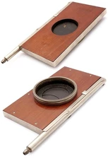 L'Automatique Paris wood and metal pneumatic shutter Dimensions: 9x 15cm.