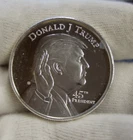 1 oz .999 Silver Round Donald Trump 45th President