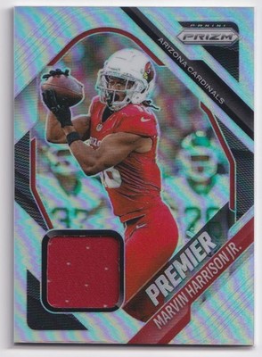 2025 Panini Prizm Premier Marvin Harrison Jr Patch Arizona Cardinals #PJY-MHJ
